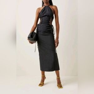 Christopher Esber Cotton And Nylon Lace Dress Medium